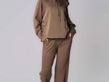 Women Plain Scuba Fabric Trouser