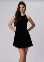 Women Velvet Short Dress - Image 2