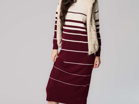 Women Striped Long Dress