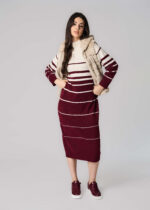 Women Striped Long Dress - Image 2