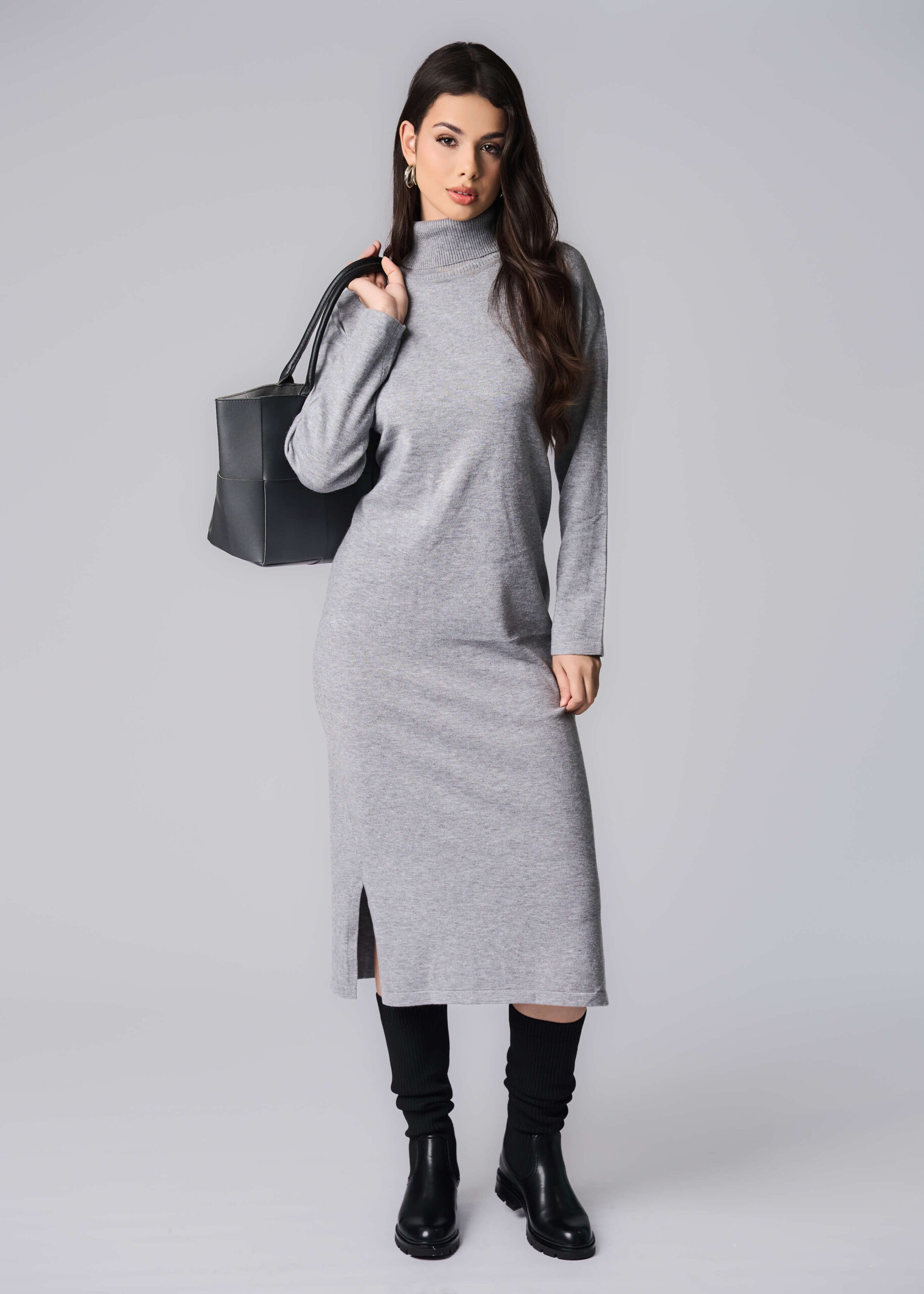 6225209029118-x Women Plain Long Dress - Image 1