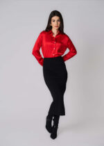 Women Plain Long Skirt