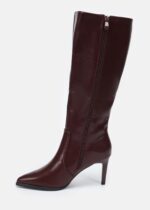 ⁦Women Leather Knee-High Boots⁩ - الصورة ⁦5⁩