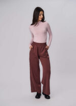 Women Plain High-Neck Blouse