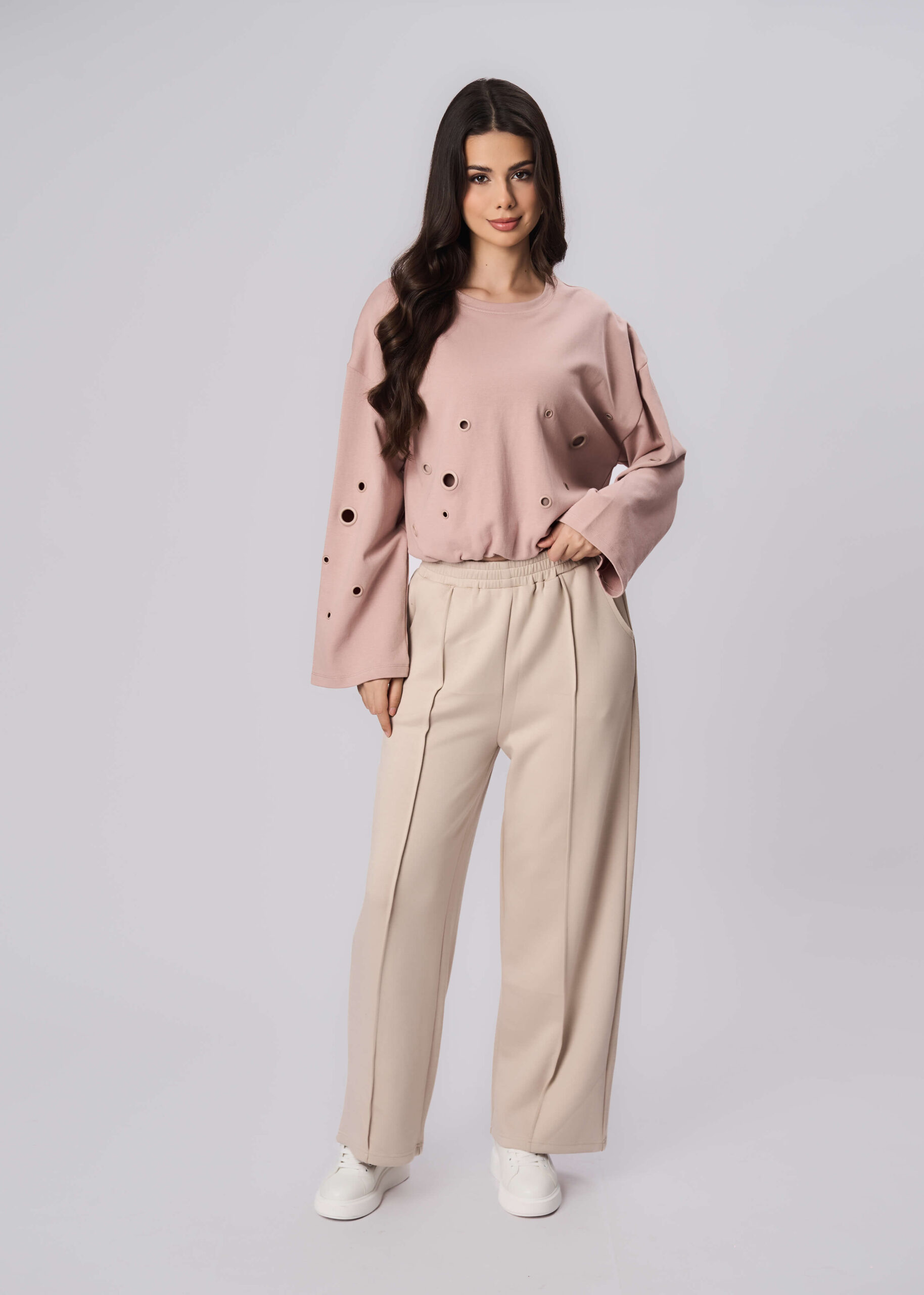 6225216007513-x Women Circle Design Blouse - Image 1