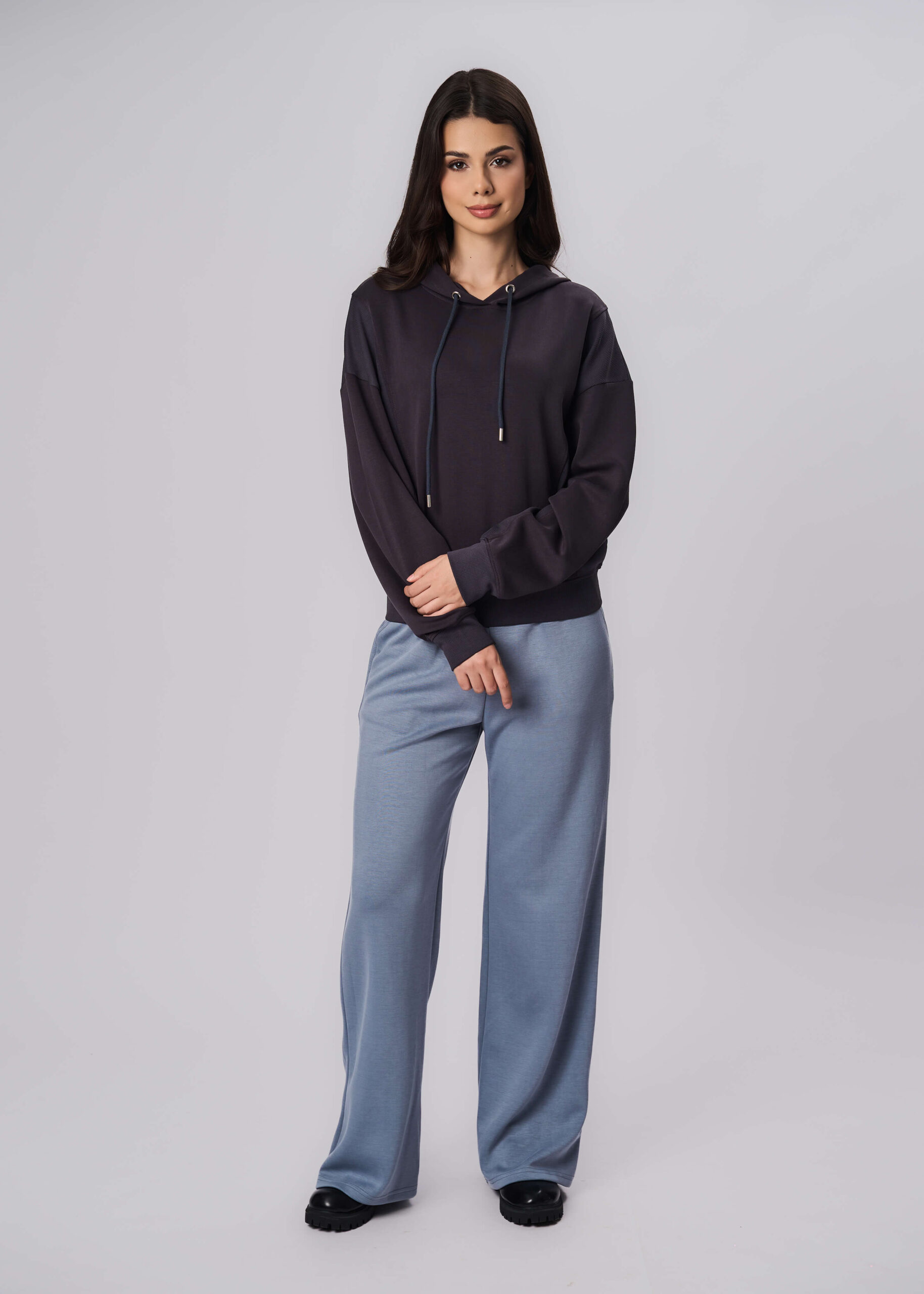 6225216007919-x Women Scuba Fabric Hoodie - Image 1