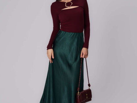 Women Blouse Pleated Design