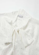 Women Strass Decor Blouse - Image 2
