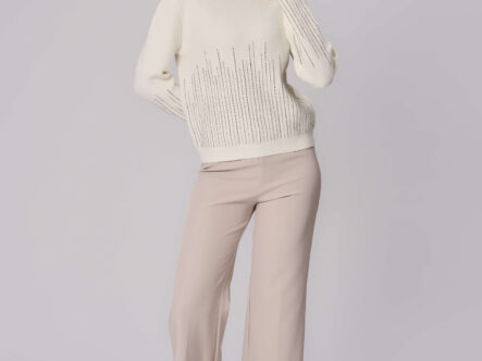 Women Strass Decor Blouse