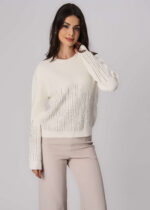 ⁦بلوزة نسائي مزينة بالستراس⁩ - الصورة ⁦2⁩