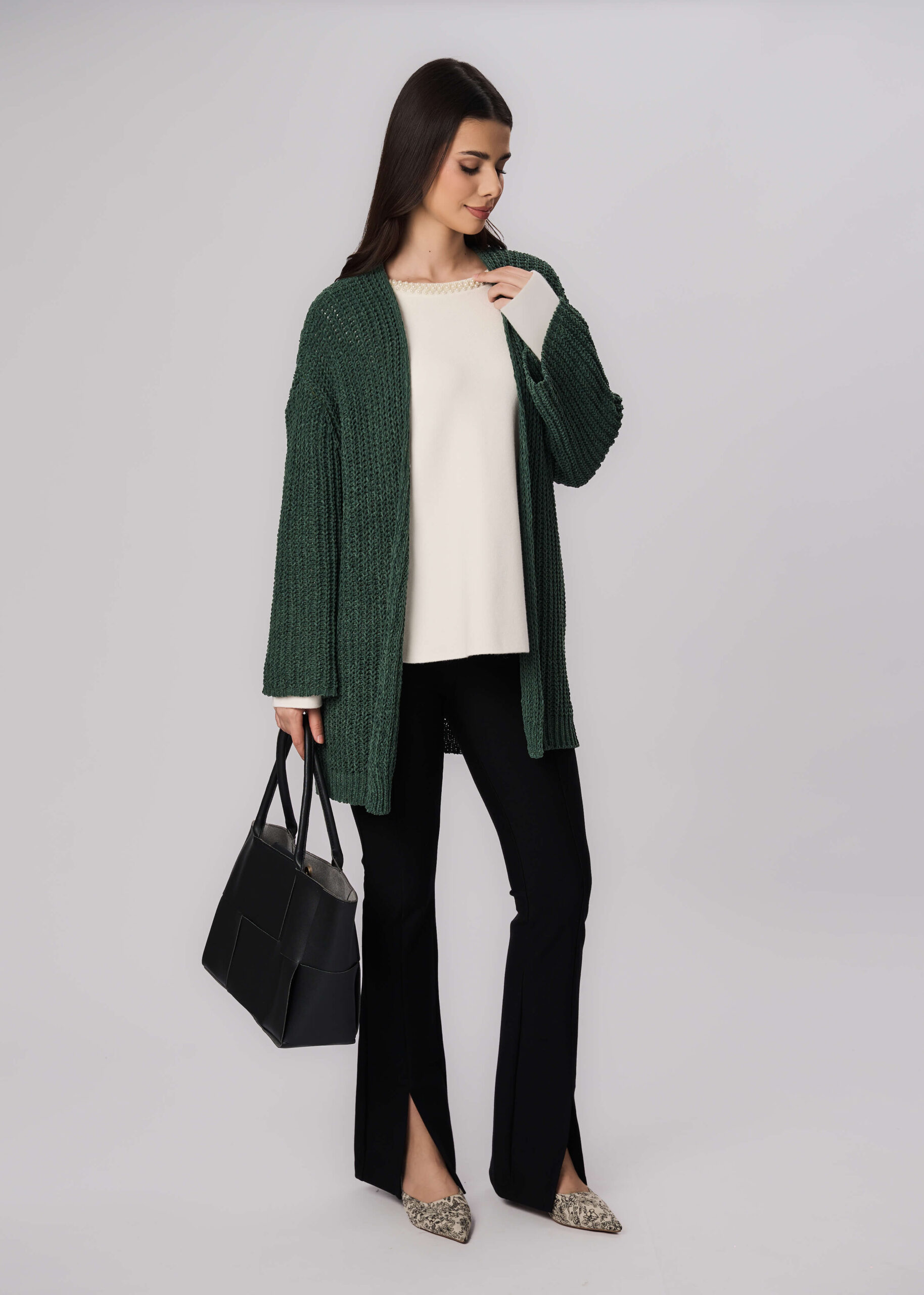 6225216019804-x Women Pearls Decor Blouse - Image 1