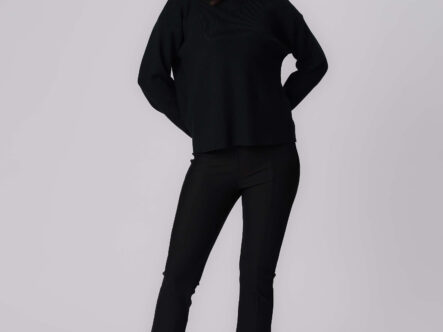 Women Strass Decor Blouse