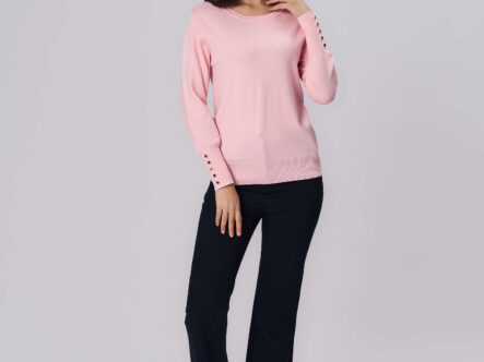 Women Plain Knitted Blouse