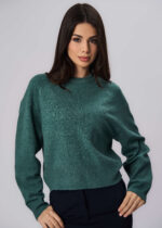 Women Knitted Fabric Blouse - Image 2