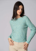 Women Knitted Fabric Blouse - Image 2