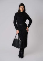 بلوزة نسائي بنسيج منقط