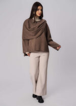 جاكيت نسائي محبوك سادة