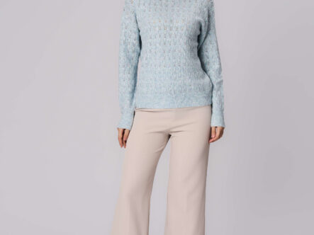 Women Knitted Patterned Blouse