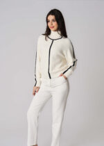 Women Hairy Knitted Blouse