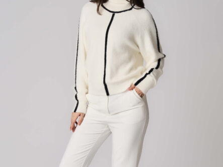 Women Hairy Knitted Blouse