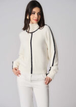 Women Hairy Knitted Blouse - Image 2