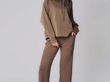 Women Plain Scuba Fabric Hoodie