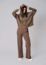 Women Plain Scuba Fabric Hoodie - Image 2