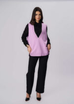 Women Knitted Plain Vest