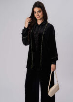 Women Velvet Cardigan - Image 2