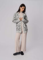 Women Knitted Patterned Cardigan