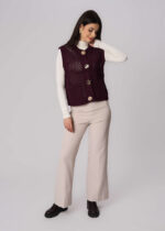 Women Open-Knit Vest