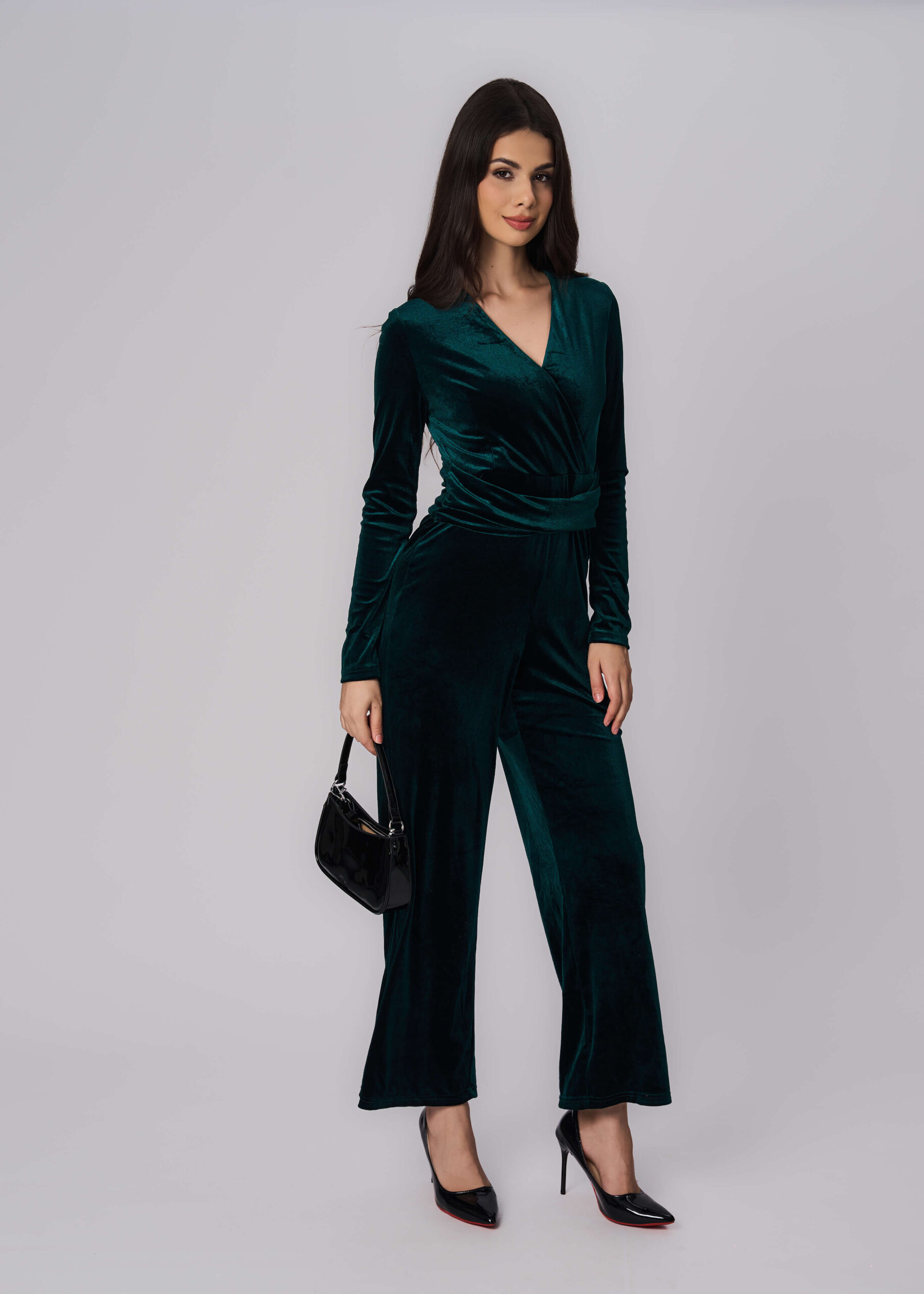 6225230002923-x جمبسوت نسائي مخمل - الصورة 1