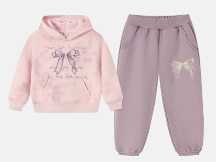 طقم أطفال بيبي بناتي قطعتين