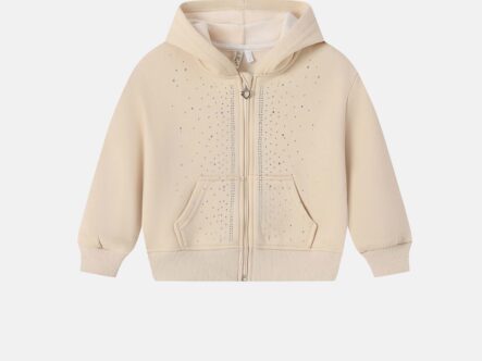 Kids Girl Strass Decor Jacket