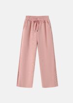 Kids Girl Pearls Decor Sport Trouser