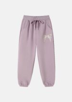 Kids Girl Bow Decor Sport Trouser
