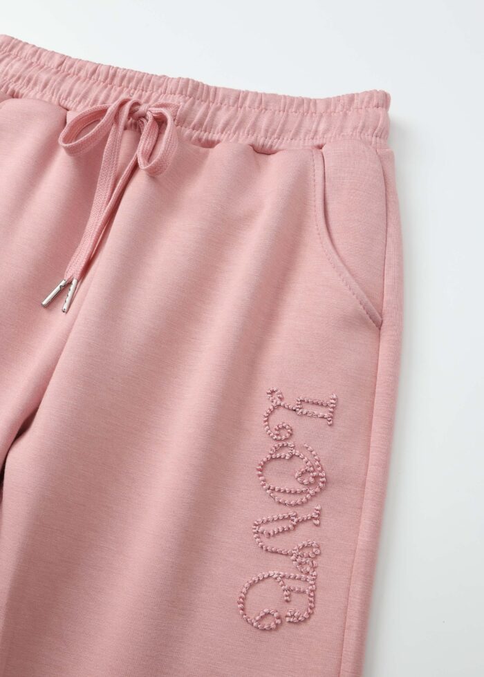 ⁦Kids Girl "Love" Sport Trouser⁩ - الصورة ⁦3⁩