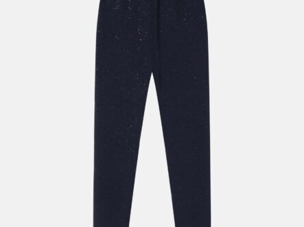 Kids Girl Fur-Lined Glittery Leggings