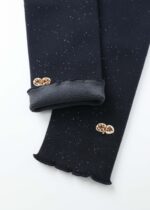 Kids Girl Fur-Lined Glittery Leggings - Image 4