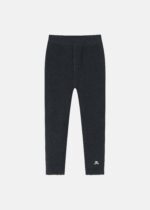 Kids Girl Fur-Lined Plain Leggings