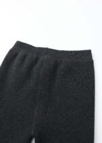Kids Girl Fur-Lined Plain Leggings - Image 5
