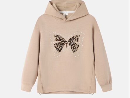 Kids Girl Butterfly Printed Hoodie