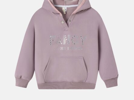 هودي أطفال بناتي بطباعة "Fancy"