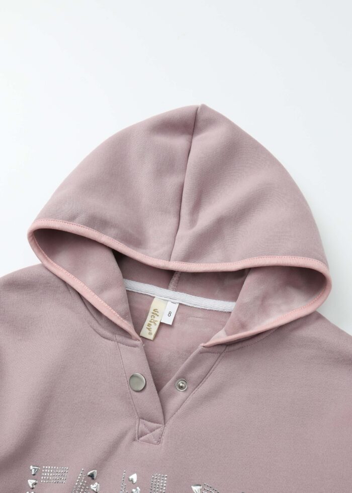 ⁦Kids Girl "Fancy" Hoodie⁩ - الصورة ⁦2⁩