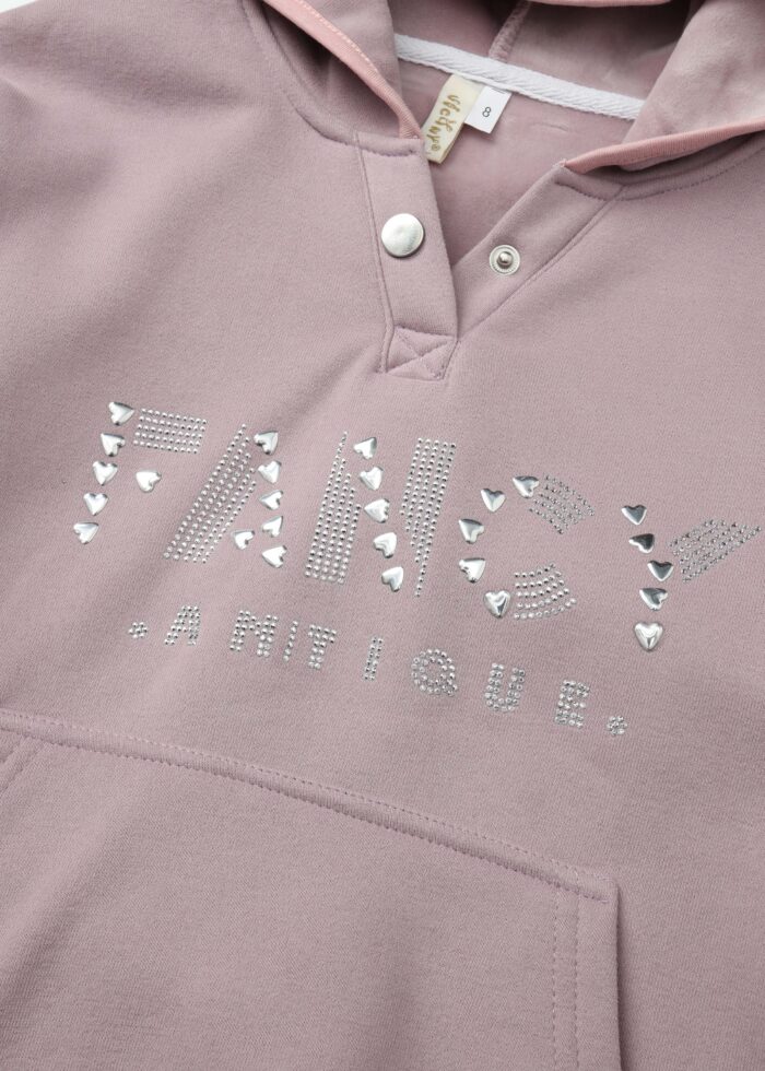 ⁦Kids Girl "Fancy" Hoodie⁩ - الصورة ⁦3⁩