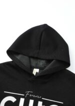 Kids Girl "Forever Chic" Hoodie - Image 2