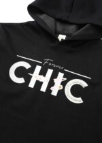 Kids Girl "Forever Chic" Hoodie - Image 3