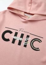 Kids Girl "Forever Chic" Hoodie - Image 3