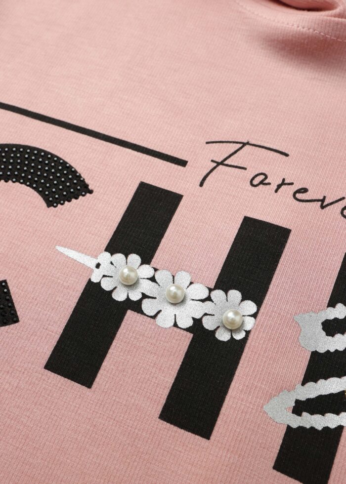 Kids Girl "Forever Chic" Hoodie - Image 4