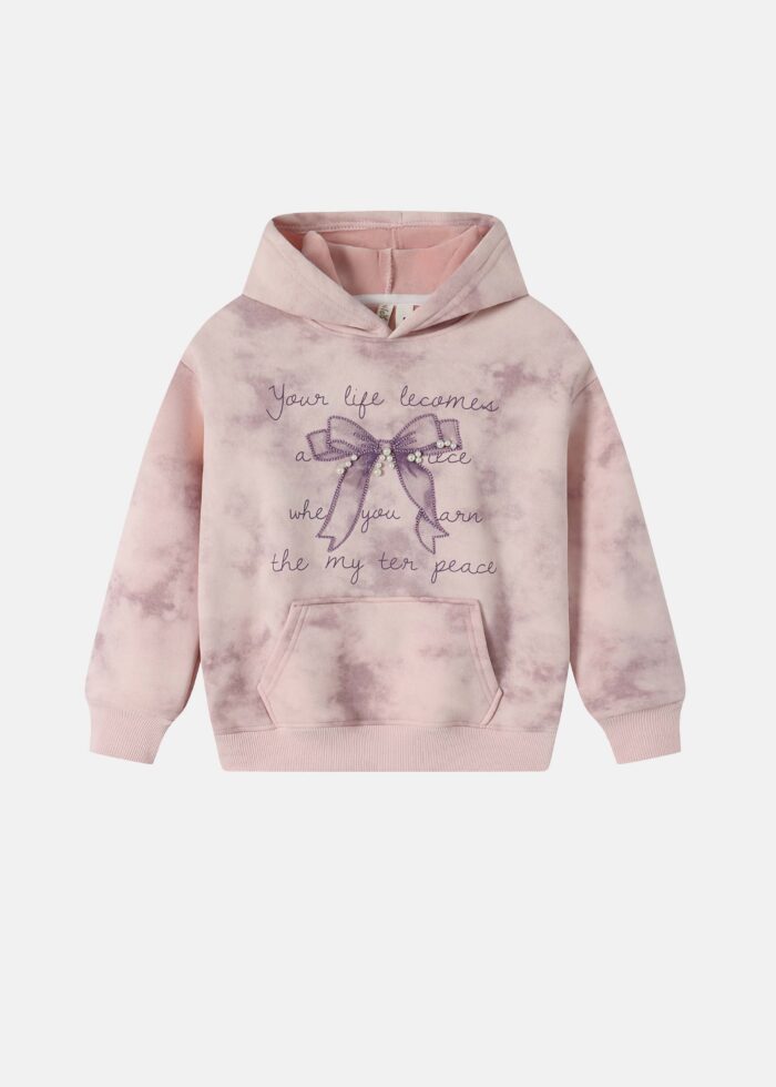 Kids Girl Tie-Dye Hoodie - Image 1